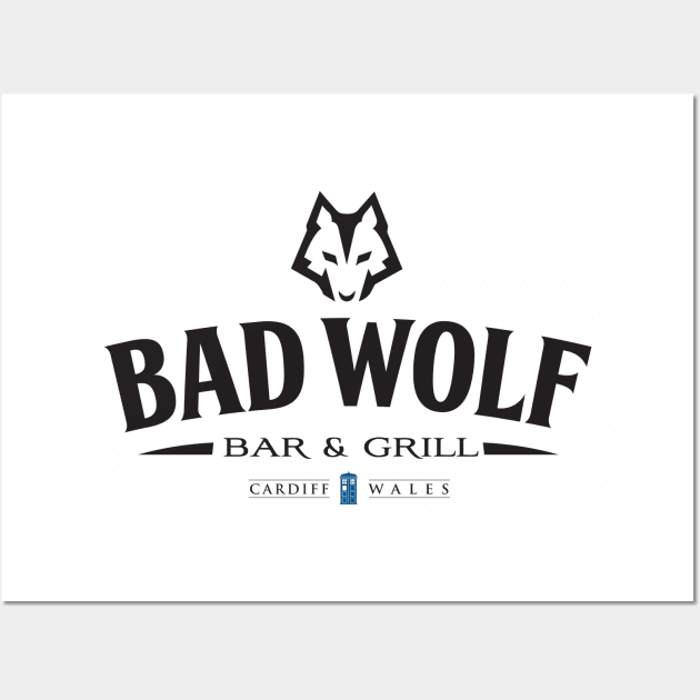 Bad Wolf Bar and Grill Wall Art by MindsparkCreative